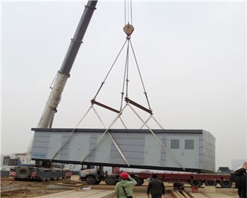 箱式變電站安裝現(xiàn)場(chǎng)